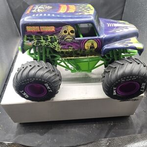 Monster Truck Toy with Green and Purple‎ Accents